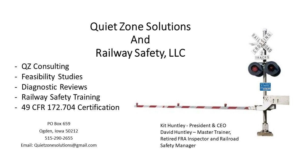 Quiet Zones Solutions and Railway Safety Quiet Zone Solutions and